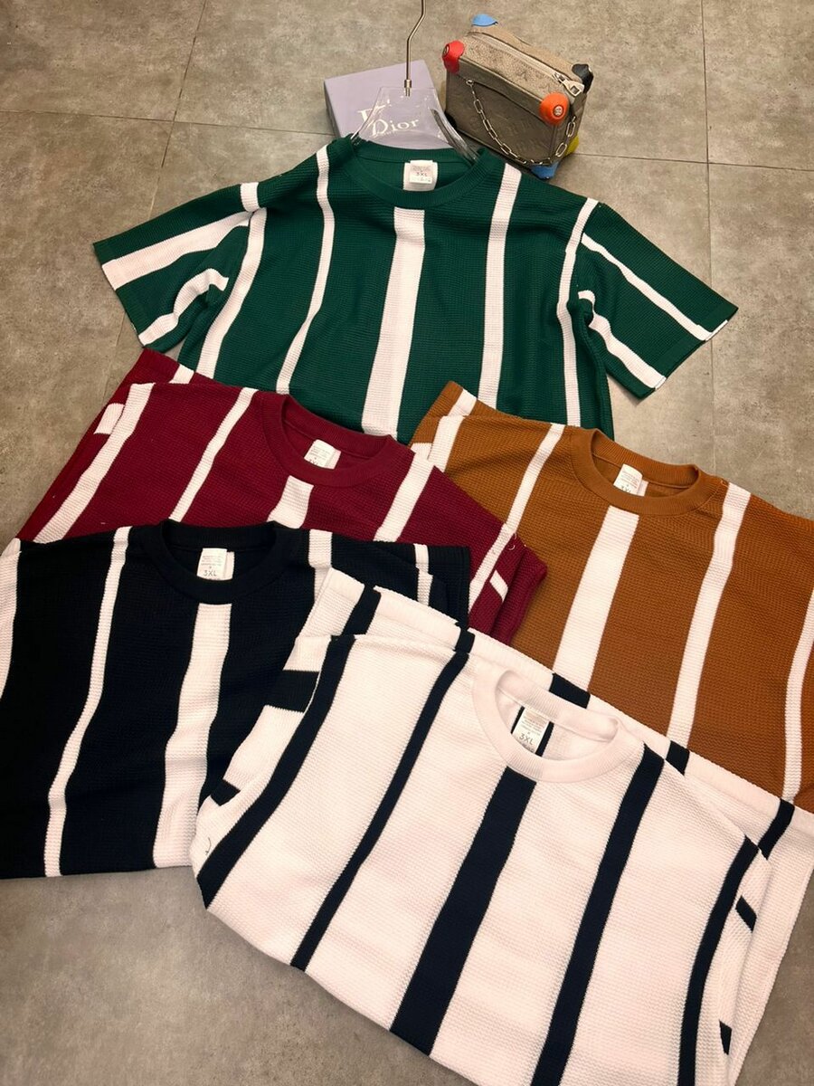 T-shirts rayés en coton