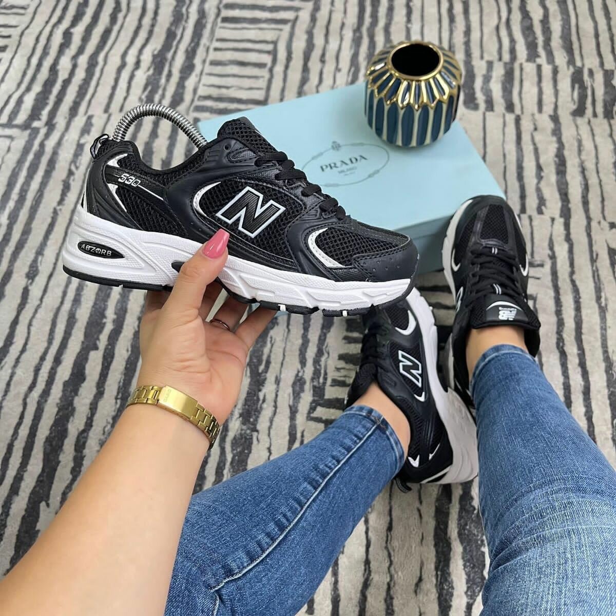 Chaussures de course noires