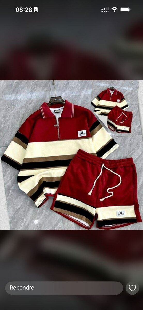 Ensemble Sport Homme Coloré