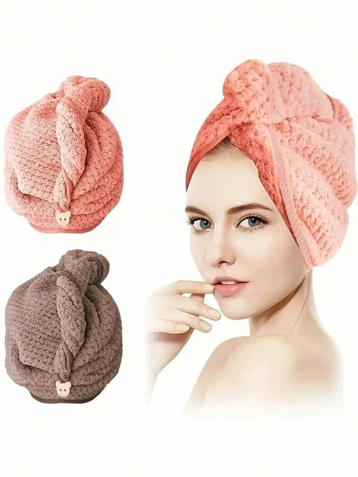 Serviette cheveux microfibre