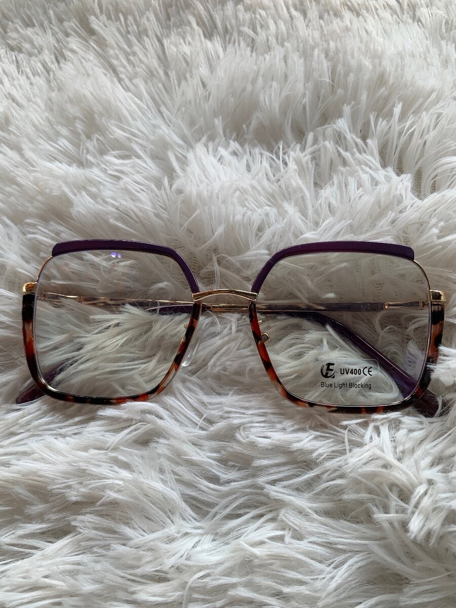 Optical blue lens frame