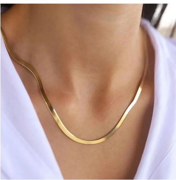 Collier Serpent en Or et Argent