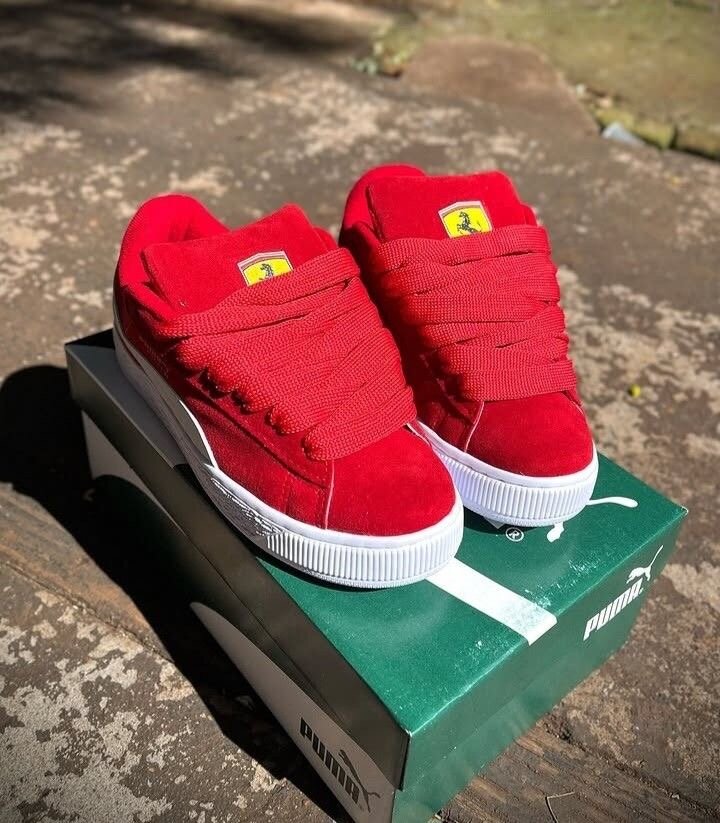 Puma Suède XL rouge
