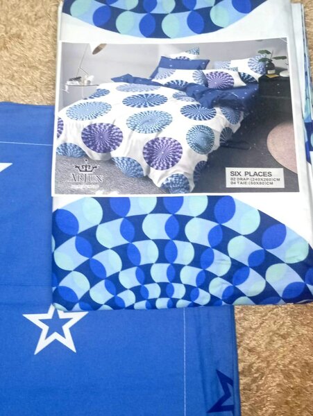 Parure de lit géométrique