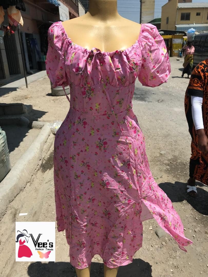 Women's summer sundress with print