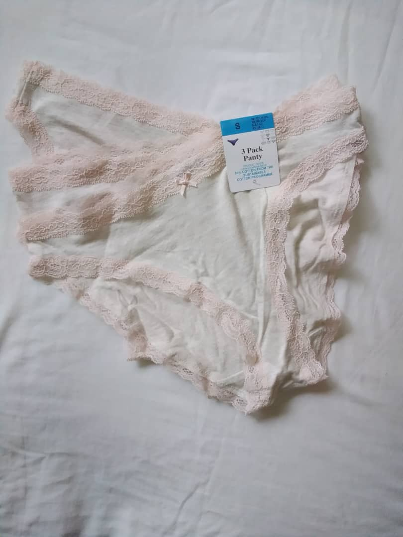 Pant blanc rose