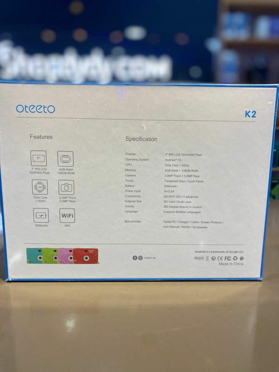 Oteeto K2 kid's tablet