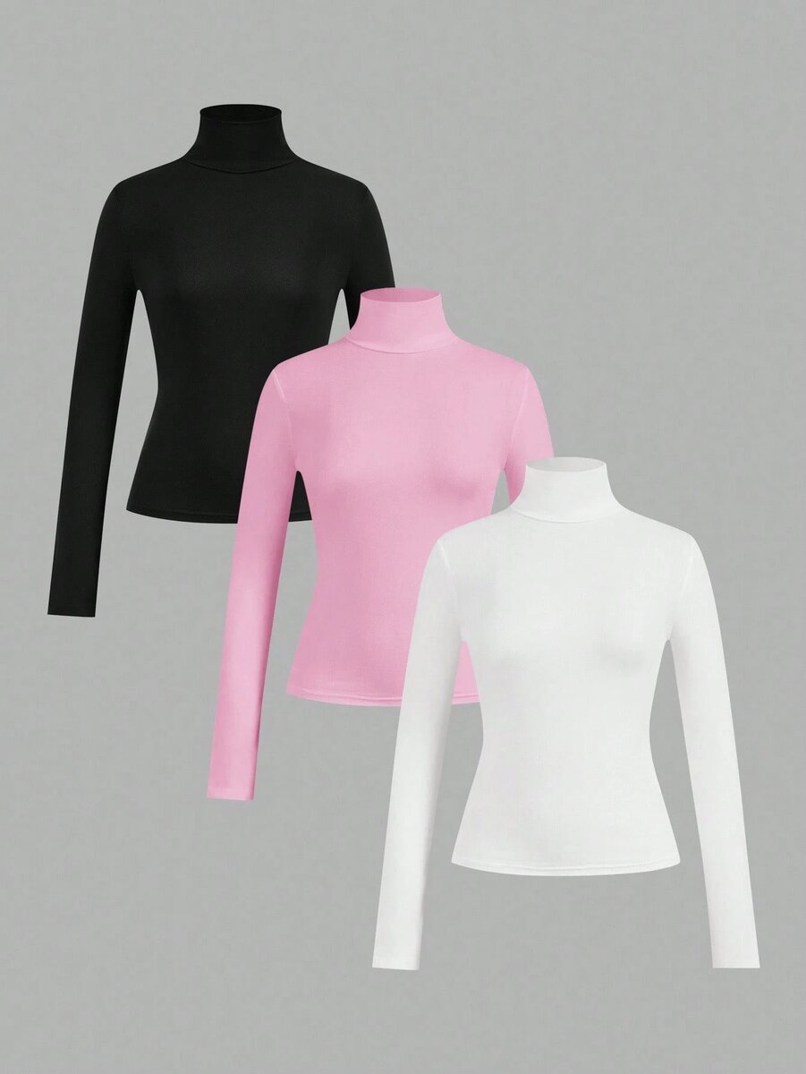Lot de 3 sous-pulls basiques