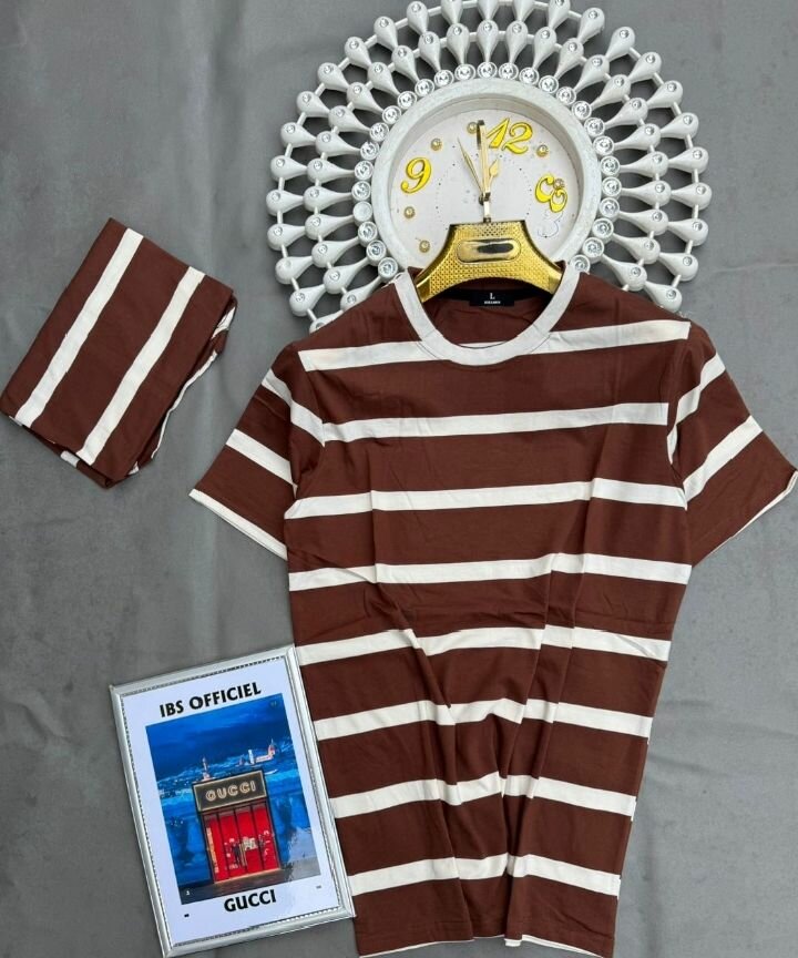 T-shirts rayés colorés