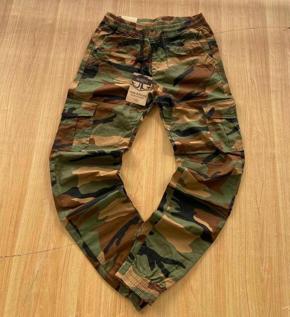 Camo cargo pants