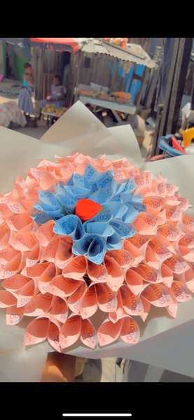 Bouquet de billets unique