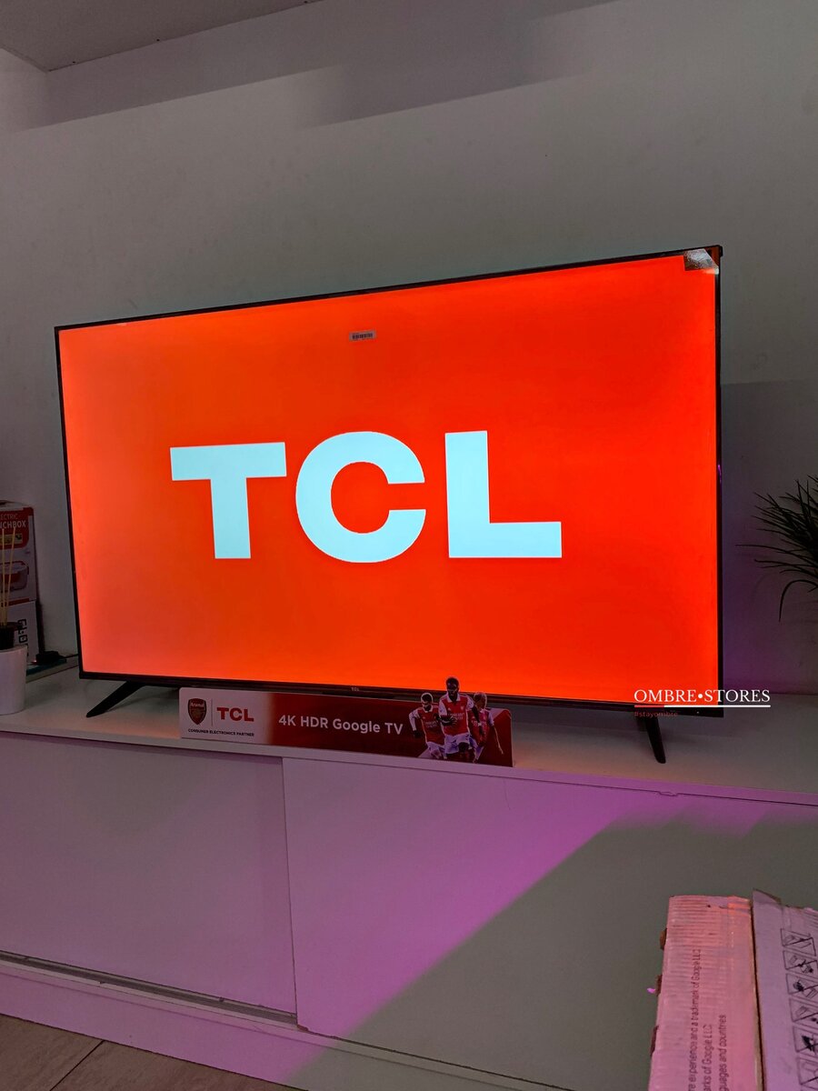 55 inch TCL Google 4K HDR tv