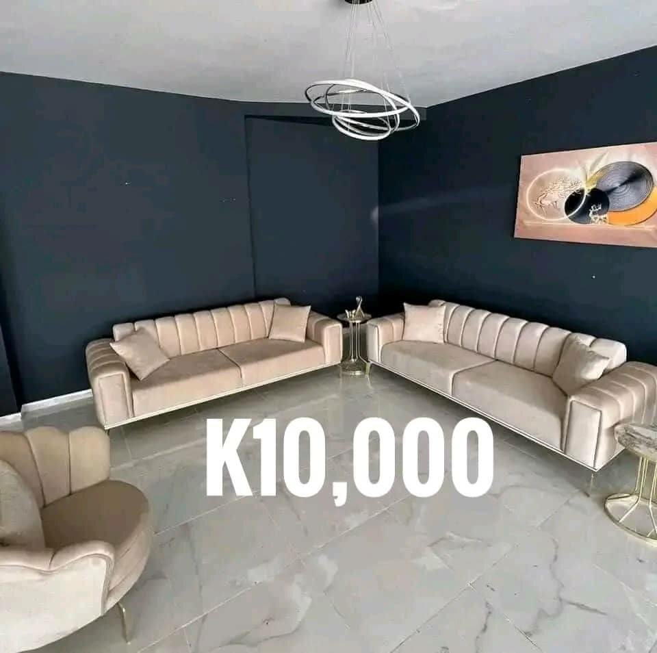 A set of beautiful and soft home furniture