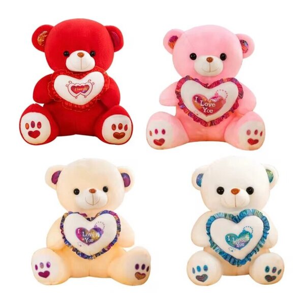 Ours en peluche avec coeur 'I Love You'