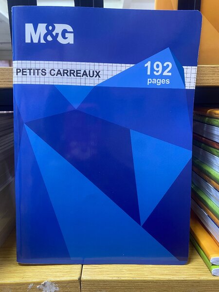Cahier Petits Carreaux 192 Pages