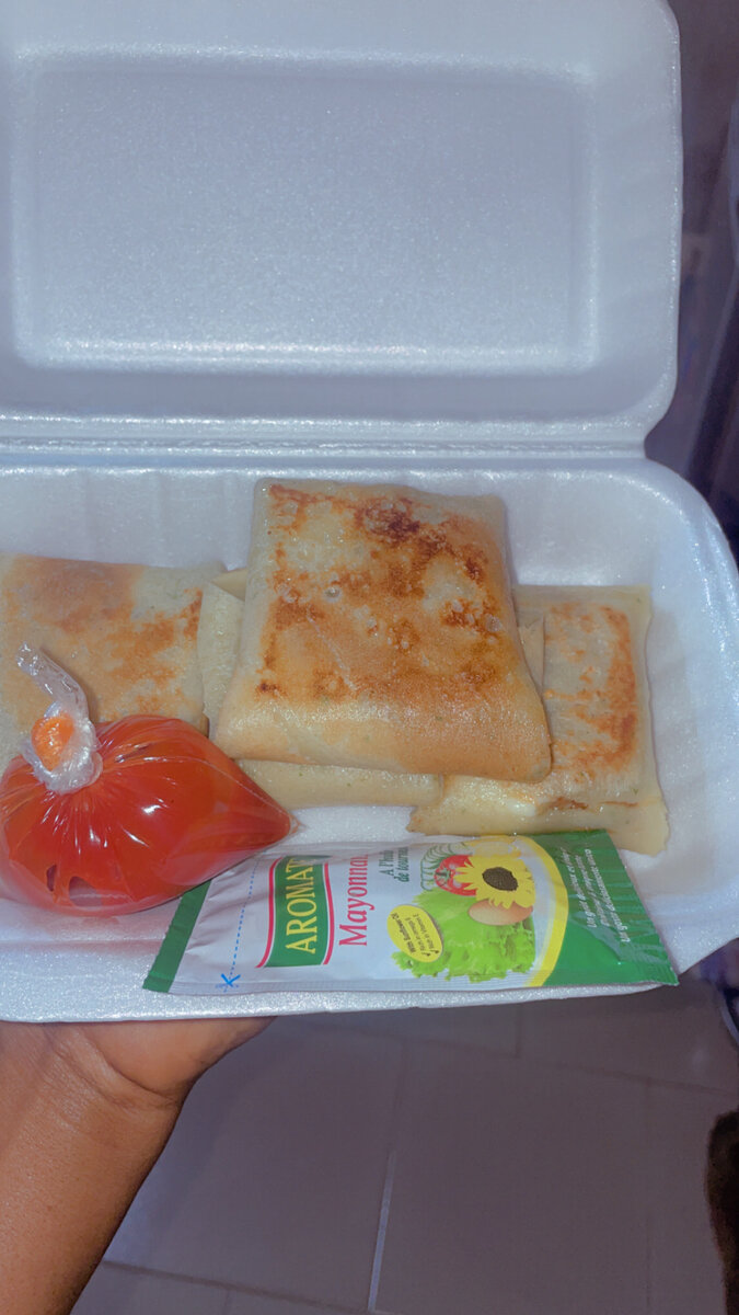 Crêpes garnis au poulet