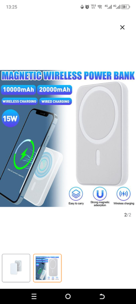 Batterie externe magnétique 10