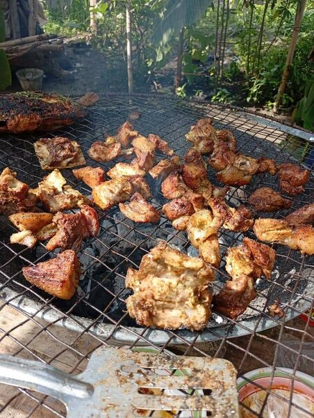 Porc africain braisé