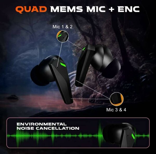 Écouteurs Gaming Sans Fil