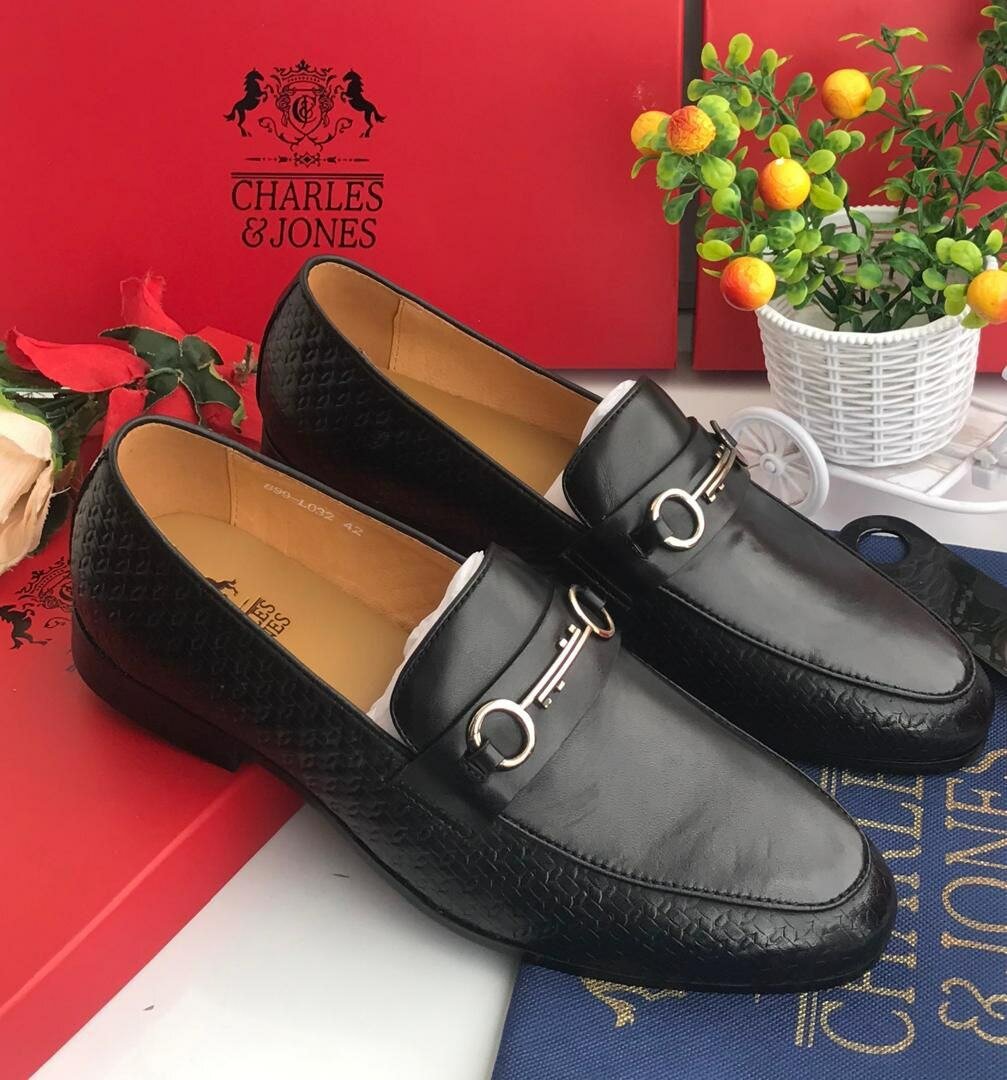 Solid Executive Leather Shoes