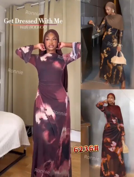 Robe longue élégante bohème