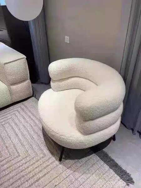 Modern Design Velvet Comfy Lounge Chair