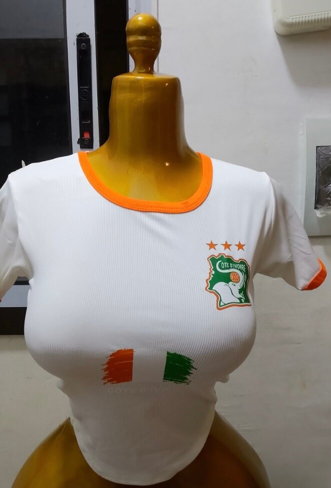 T-shirt football Côte d'Ivoire