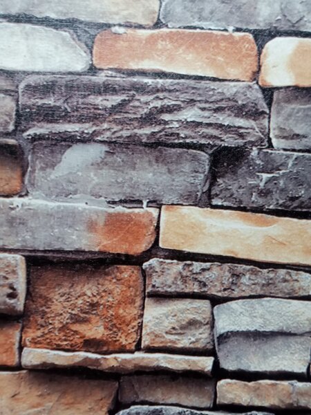 Papier peint imitation briques