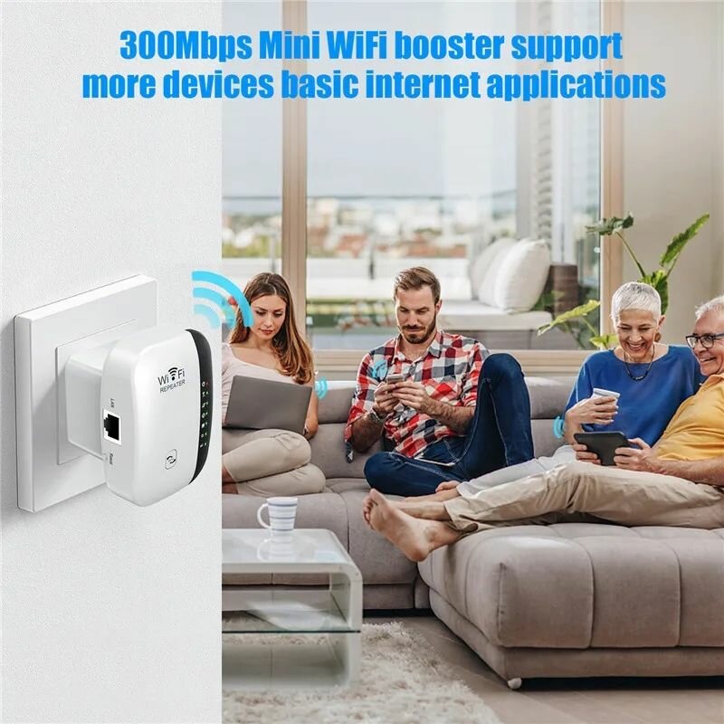 RÉPÉTEUR WIFI 300 MBPS LONG PORTÉE