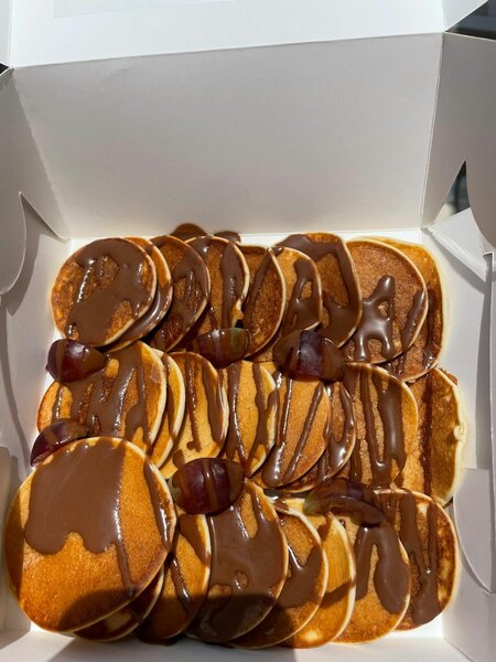 Mini pancakes au chocolat