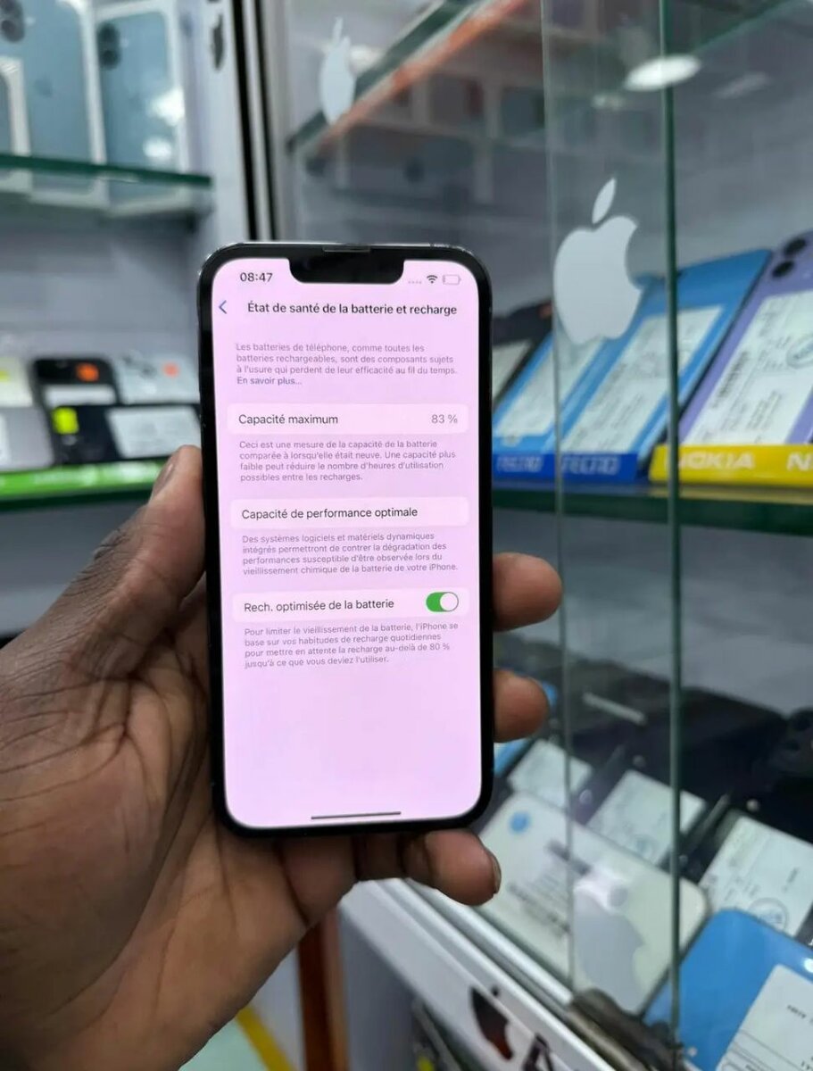 Smartphone Apple récent