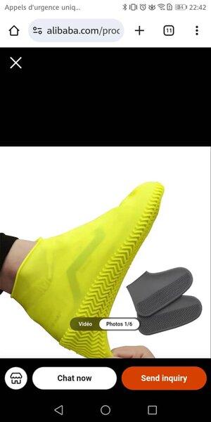 Couvre-chaussures étanches silicone