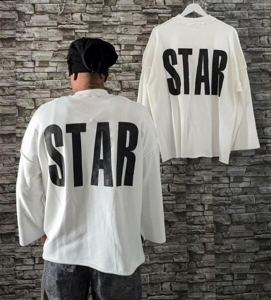 Sweat-shirt oversize 'Star'