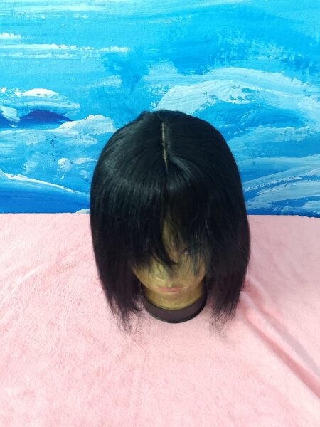 Perruque Bob Noir Naturel