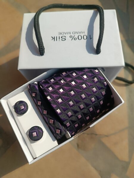 Silk Tie and Cufflink Set