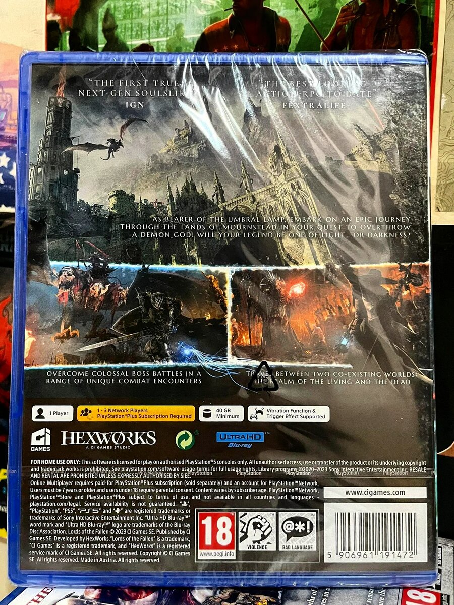 Cd ps5 Lords of the Fallen