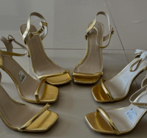 Gold sandals