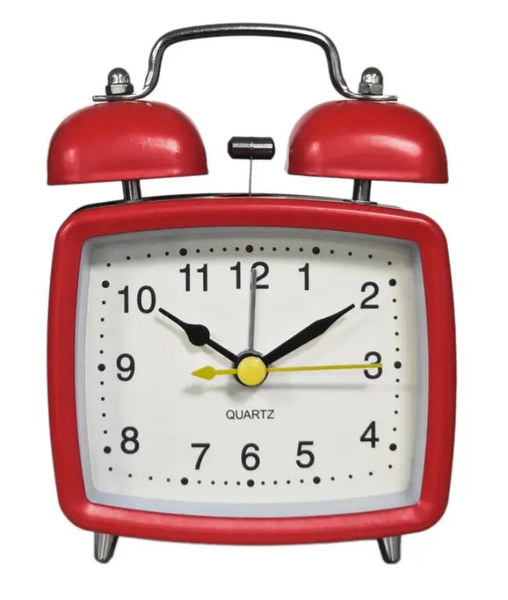 Réveil rétro en métal