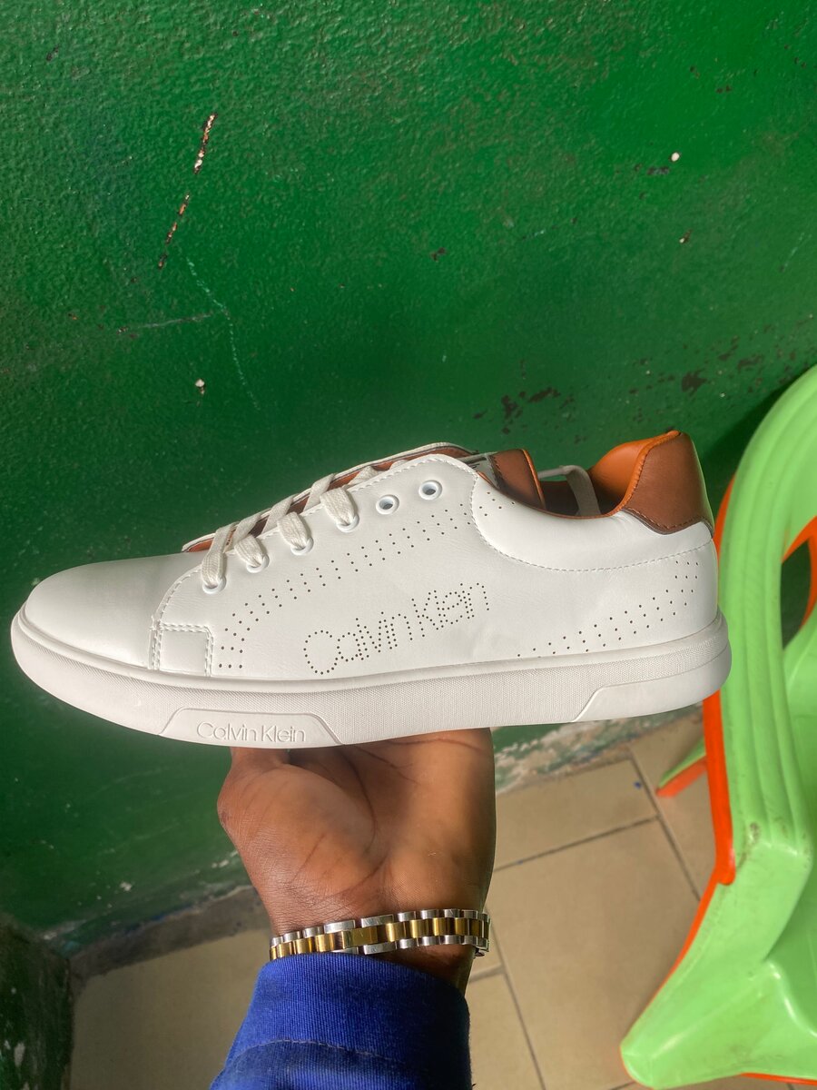 Basket Blanche Calvin Klein