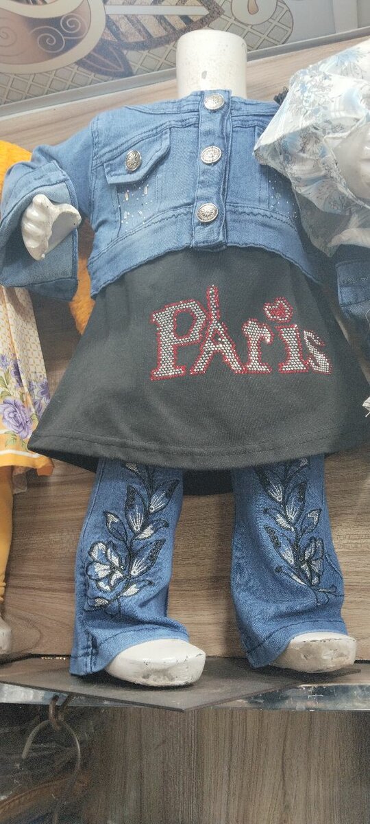 T shirt with jiens jekit