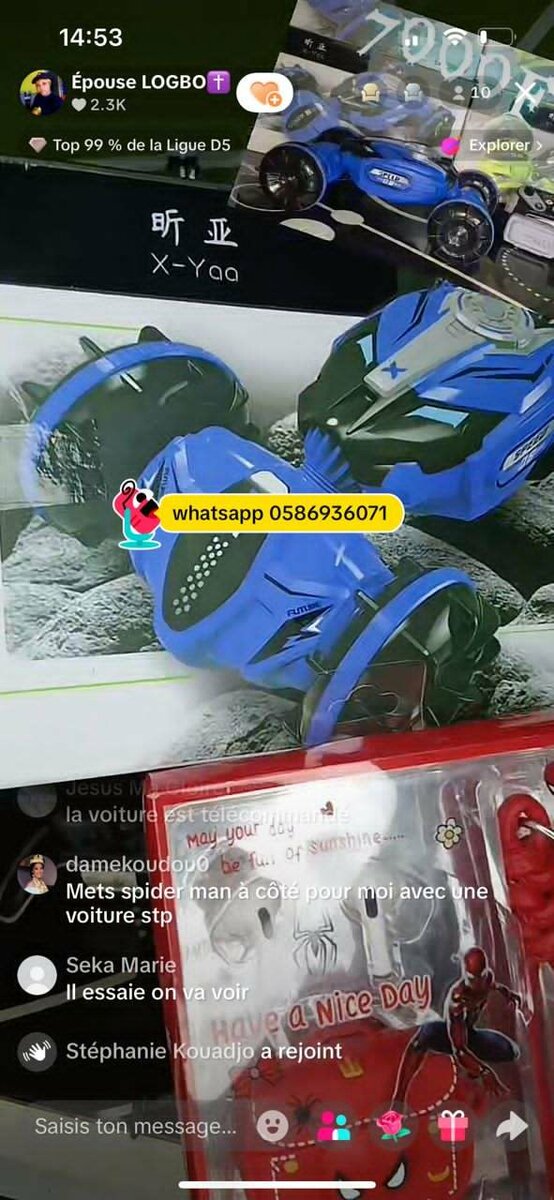 Voiture RC Télécommandée Rapide