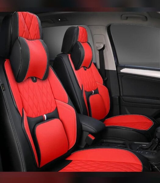Housses de Siège Auto Luxe Rouge