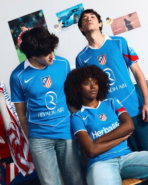 Maillot de foot bleu Atlético
