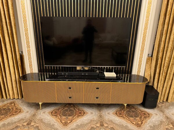 LED rack consol TV table