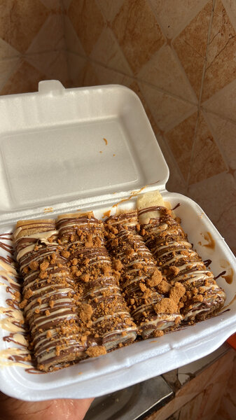 Crepes au double chocolat