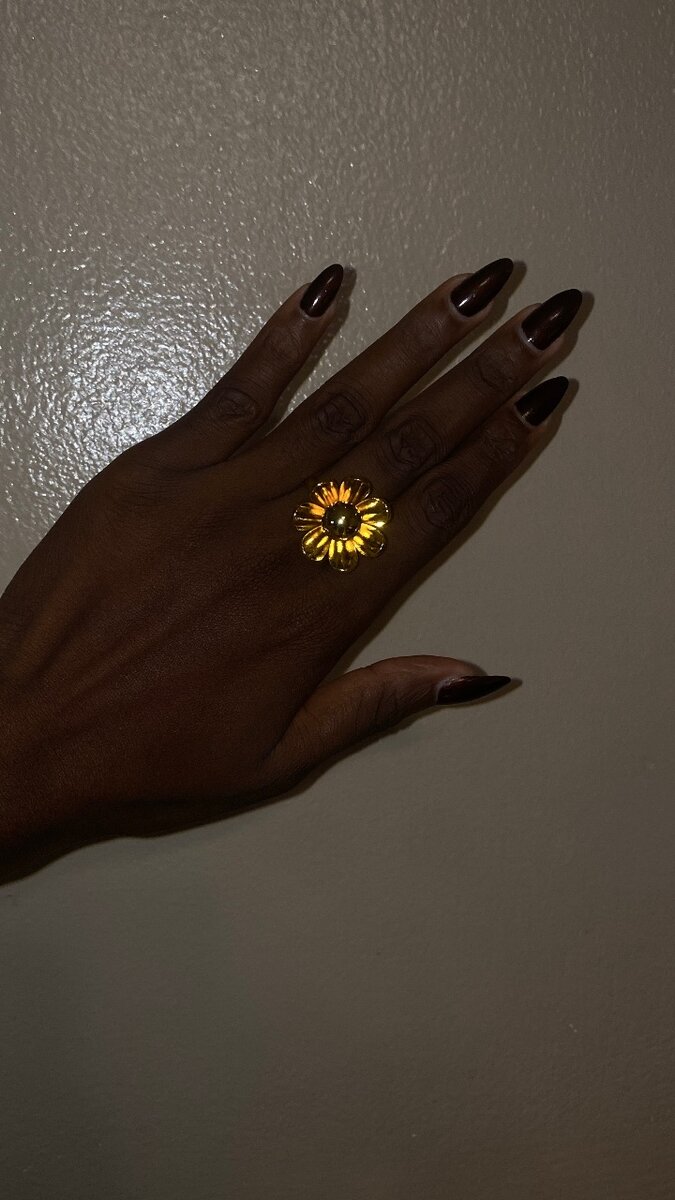 Anneaux élégants dorés