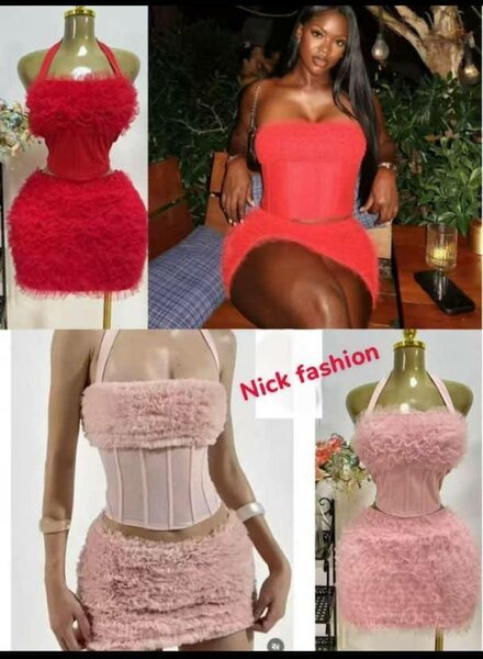 Robe en fourrure élégante