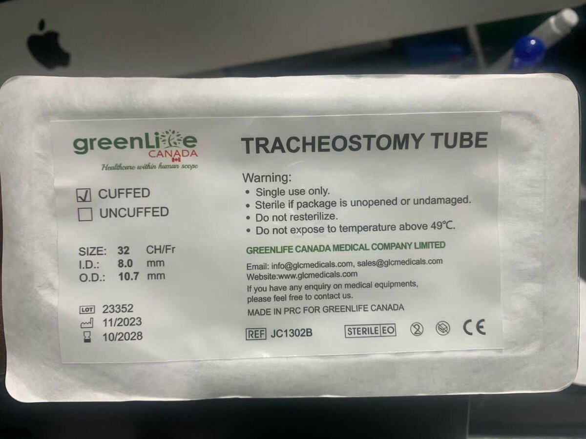 Tracheostomy Double Canula Tubes