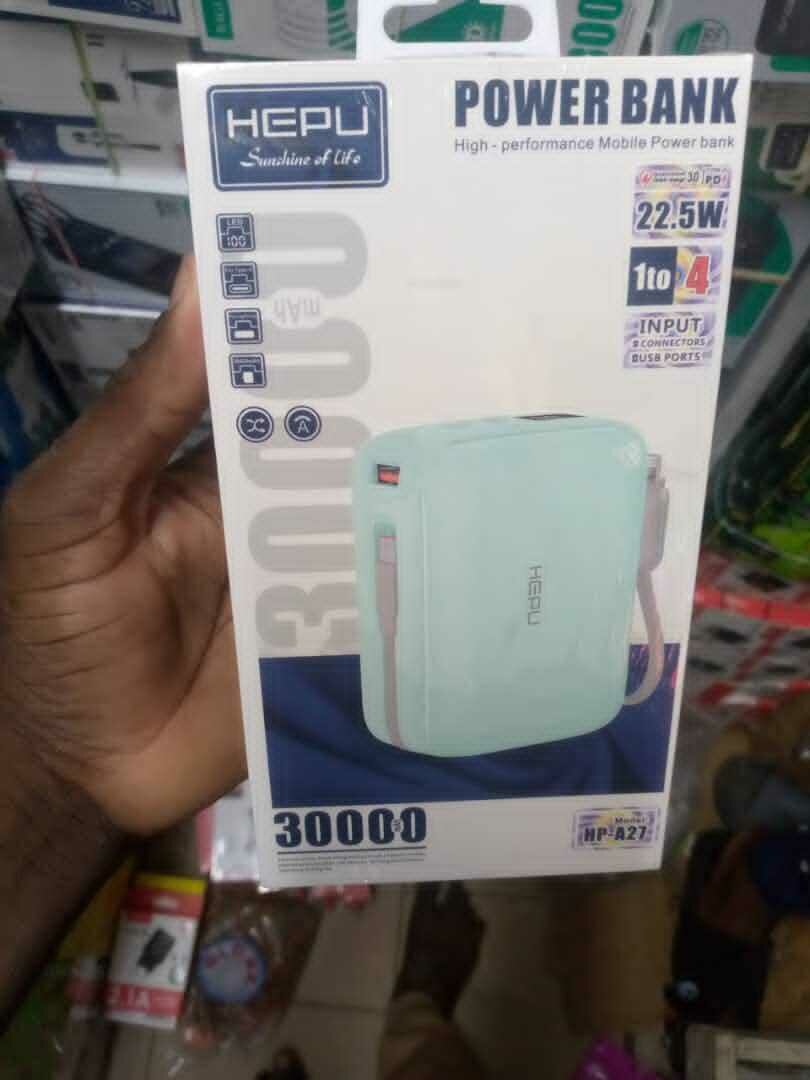 Batterie Externe 30000mAh HEPU