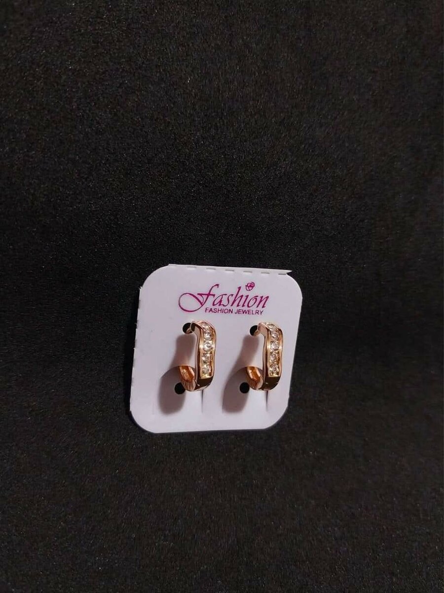 Boucles d'oreilles en or plaqué